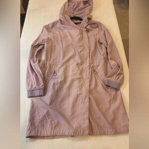 EXPRESS WOMENS LIGHT PURPLE (Sea Fog Purple) UTILITY VERSATILE JACKET - S